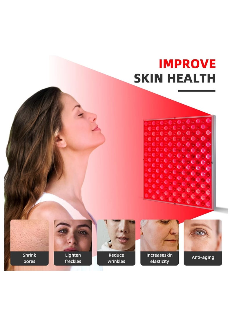 Furtey Red Light Therapy Lamp 45W Beauty Lamp Led Panel Lamp with Bracket Suitable for Body Facial Skin Beauty - Image 2