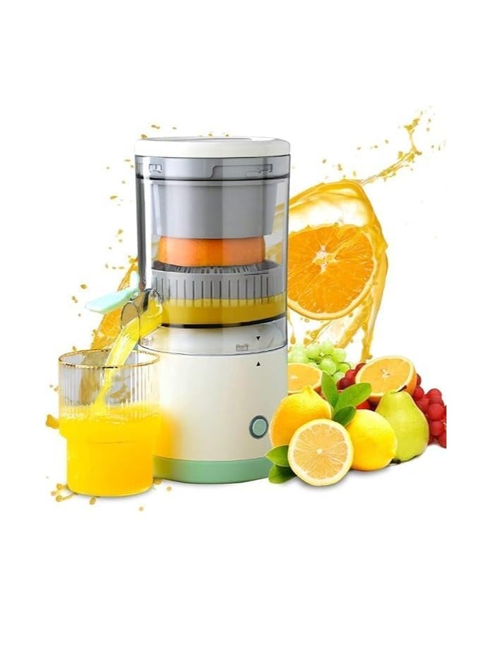 عصارة فواكه حمضيات 45 وات قابلة لإعادة الشحن لاسلكية محمولة مع كابل USB وفرشاة تنظيف، عصارة قوية لمختلف أنواع الفواكه - Image 1
