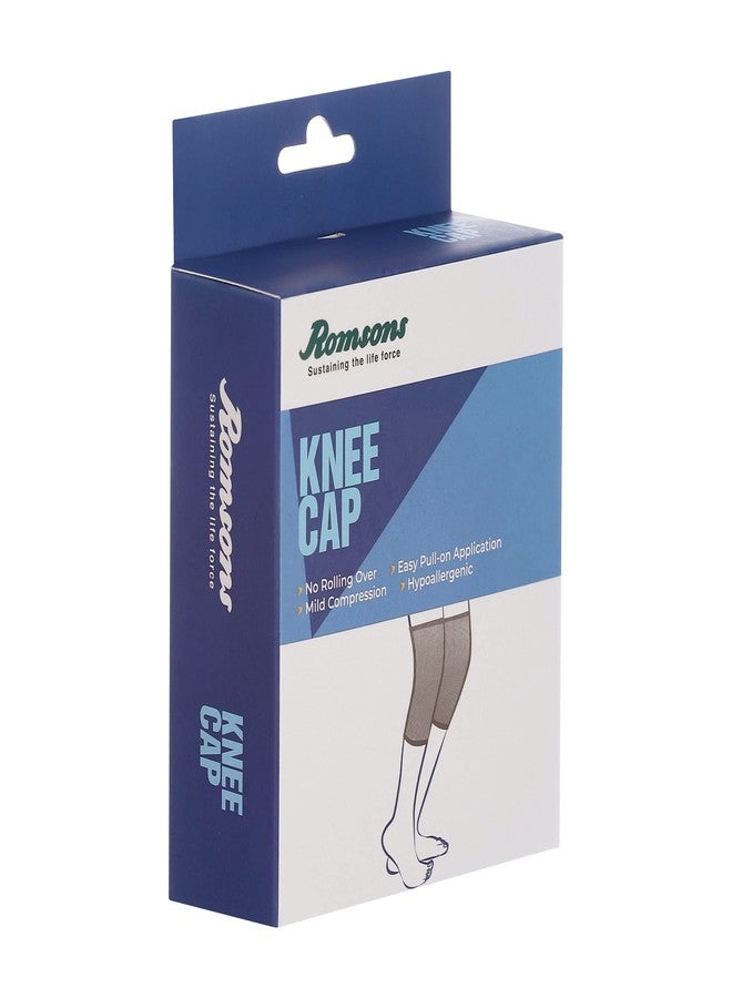 رومسونز دعامة ضغط للركبة من رومسونز، مناسبة للرياضات مثل الجري وركوب الدراجات والركض والتمارين الرياضية، لتخفيف آلام الركبة للرجال والنساء | سهلة الارتداء وقابلة للتمدد - مقاس صغير - Image 3