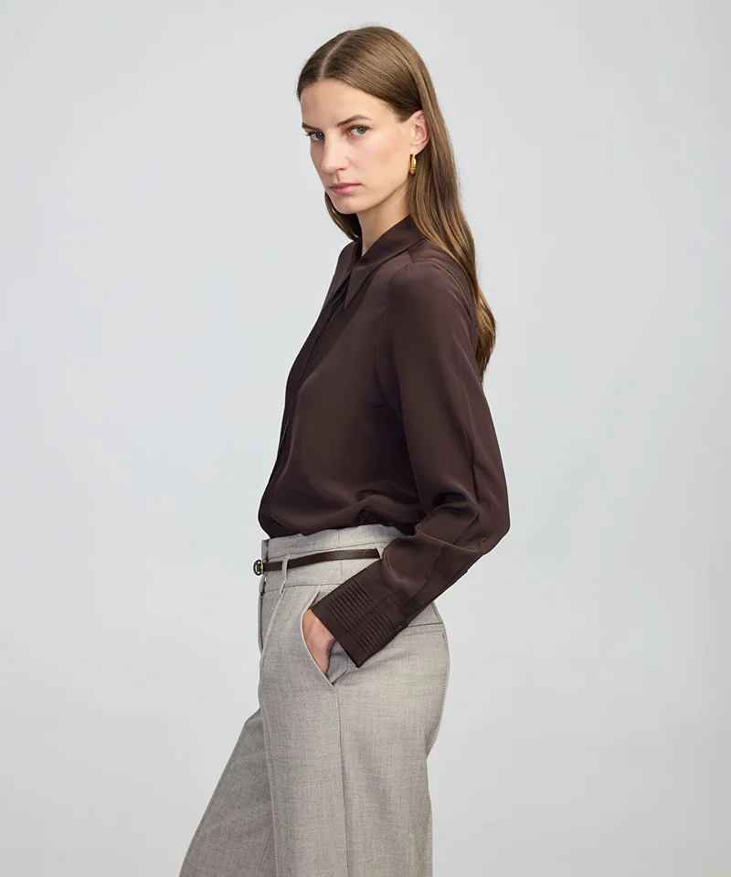 Ipekyol  Silk Shirt with Pintucks for Women | Best Price UAE