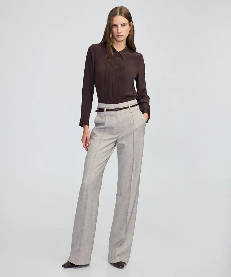 Ipekyol  Silk Shirt with Pintucks for Women | Best Price UAE