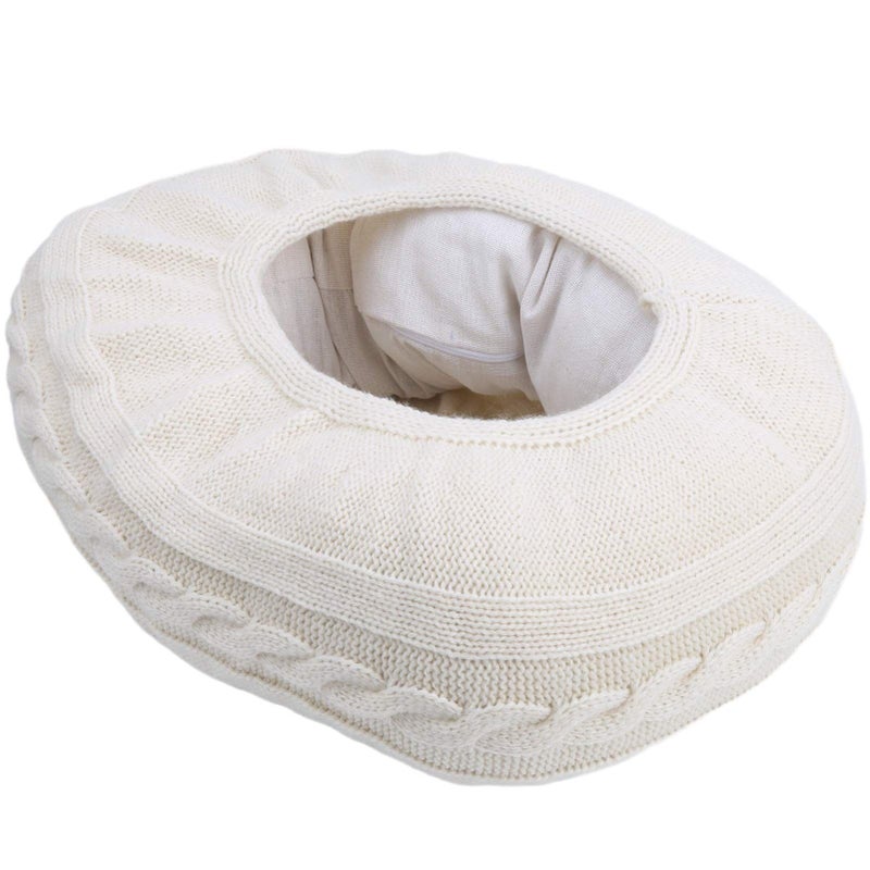 White Newborn Photography Prop Cotton Baby Posing Sofa Cushion Soft Comfortable Infant Photo Positioner - Image 4