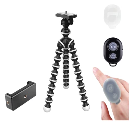 Zety X25 Gorilla Tripod Stand (13 Inch) for Smartphones | Flexible Mini Tripod with Mobile Holder & Wireless Remote | Adjustable & Foldable Portable Tripod for Vlogging, Photo & Video Recording - Image 1