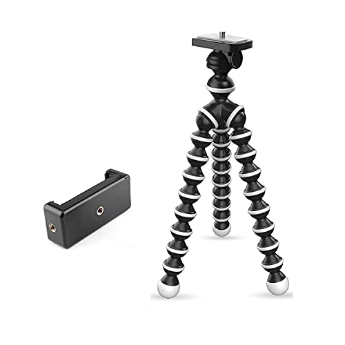 Zety X25 Gorilla Tripod Stand (13 Inch) for Smartphones | Flexible Mini Tripod with Mobile Holder & Wireless Remote | Adjustable & Foldable Portable Tripod for Vlogging, Photo & Video Recording - Image 3