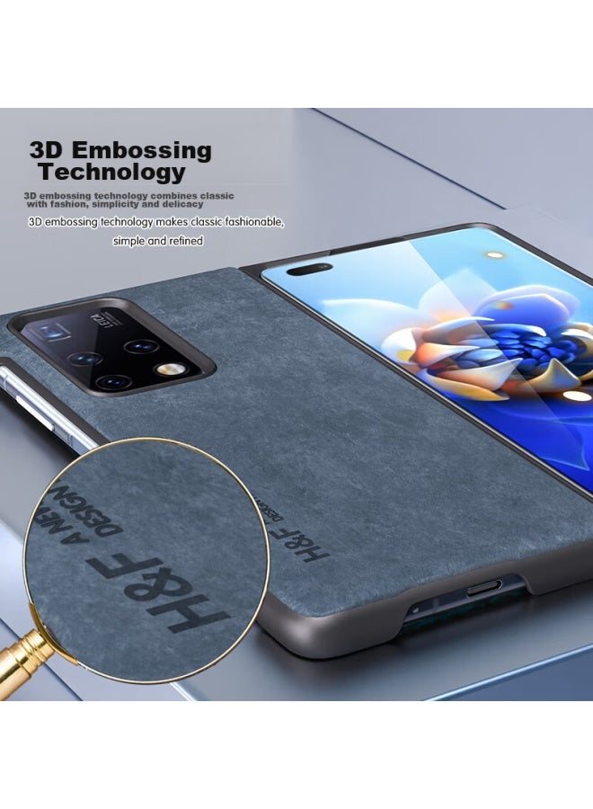 Hotfire Phone Case For Huawei Mate X2, Huawei Mate X2 Protective Cover, Upgraded Skin-Like Lambskin Matte Lens Full Protection Simple Silicone Case For Men And Women Gray - Image 5