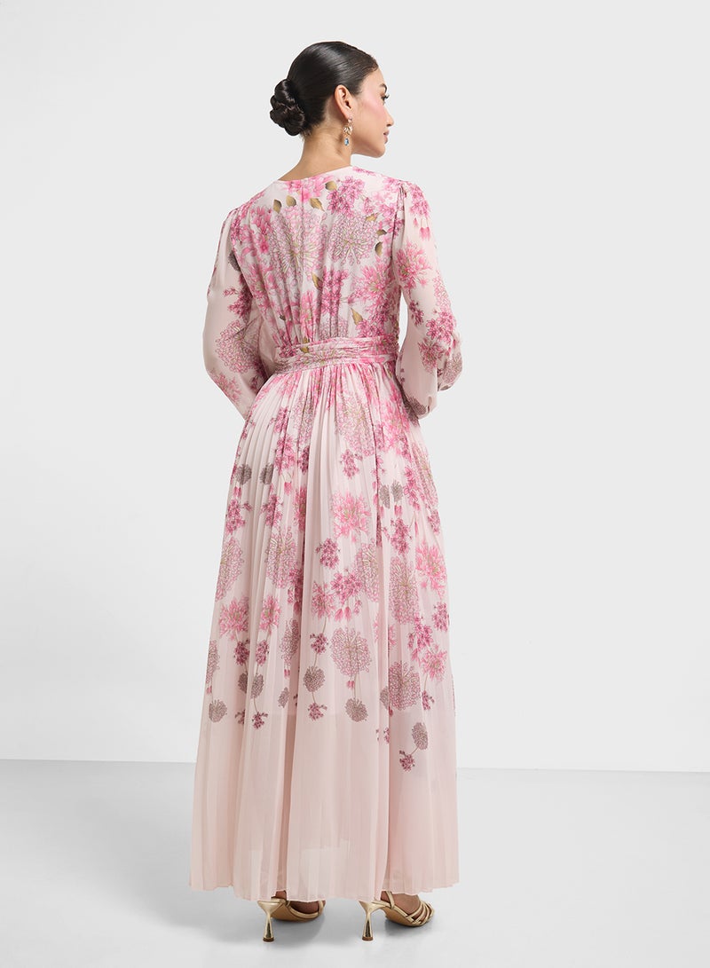 Khizana Floral Chiffon Dress - Image 2