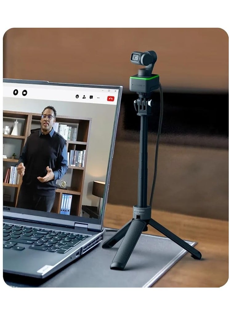 2-In-1 Invisible Selfie Stick + Mini Tripod