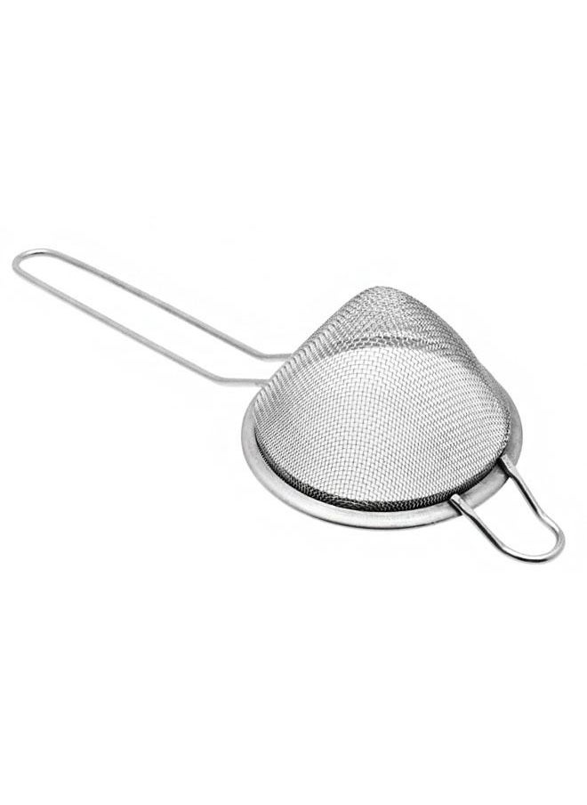 Frenchef - Frenchef Stainless Steel Tea Strainer with Long Handle Conical Mesh Strainers Sieve for Cocktail Coffee Food - Rust Proof Easy to Clean - 12Cm - Image 1