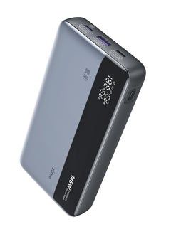 zime B145 25,000mAh Power Bank, 3-Port Portable Charger with 145W Output, Smart Digital Display, Compatible with MacBook Pro/Air, iPhone 16/15/14/13 Series, Dell,Samsung, Huaiwei