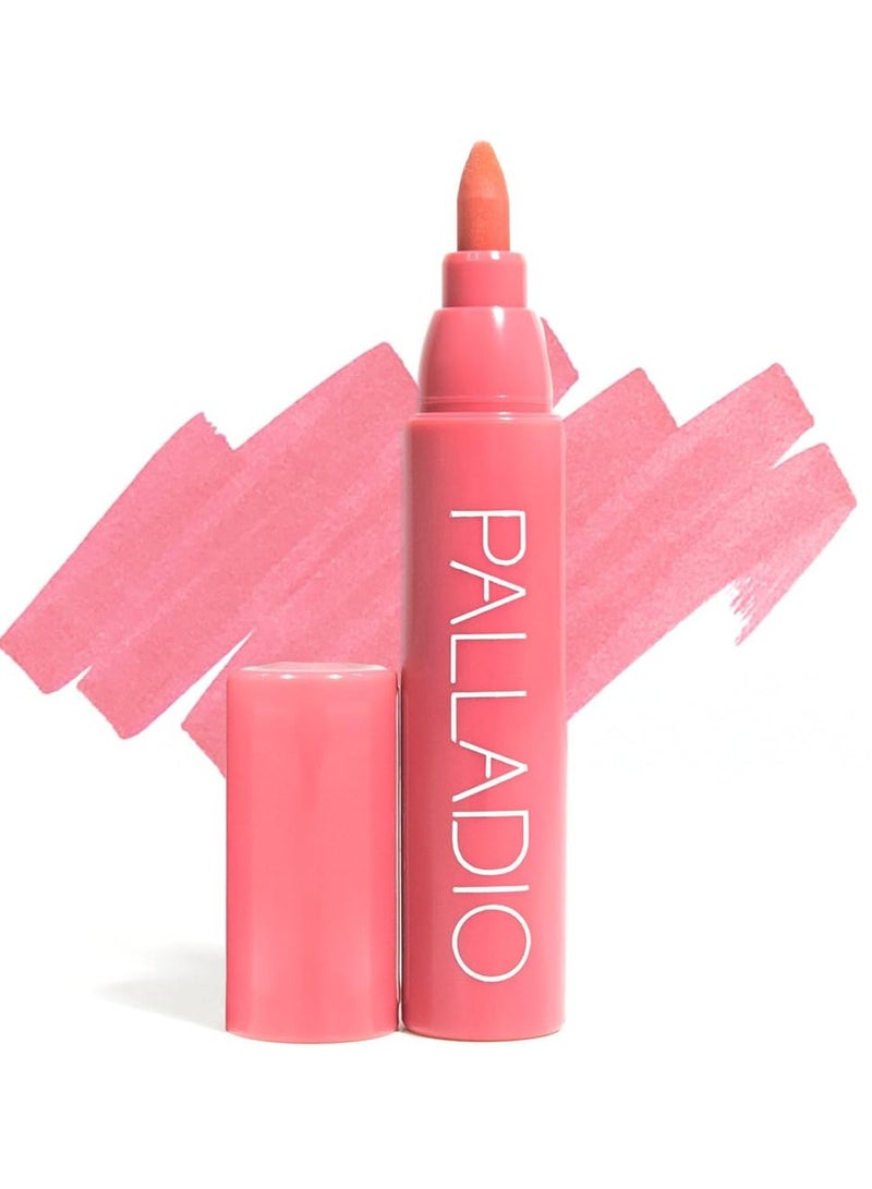 Palladio Lip Stain, Smudge-Proof Natural Finish, Precise Chisel Tip Marker, LIS01 – Pinky - Image 1