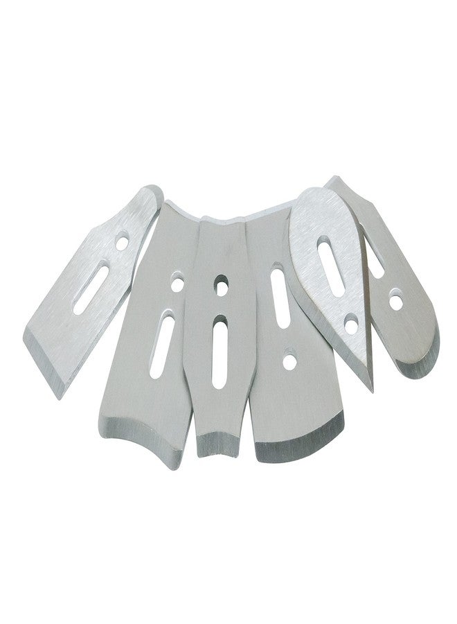 هايد مكشطة كونتور بديلة بستة شفرات من الفولاذ المقاوم للصدأ - Image 4