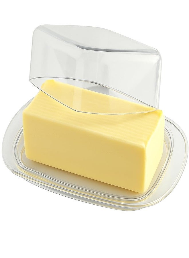 BNYD Large Butter Dish with Lid, Butter Keeper, Plastic Butter Holder Tray Container, Holds 2 Stick of Butter for Countertop and Fridge - Image 3