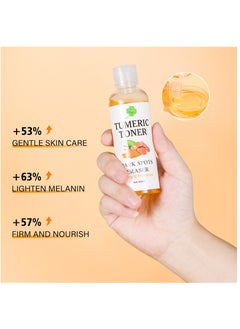 MOOYAM Tumeric Toner Dark Spots Eraser Correcting Toner, Facial Toner for Acne Prone Skin, Blemish Removing Facial Moisturizer for Women, Dry Oily Skin Hypermentation Treatment, 100ml  - Image 3