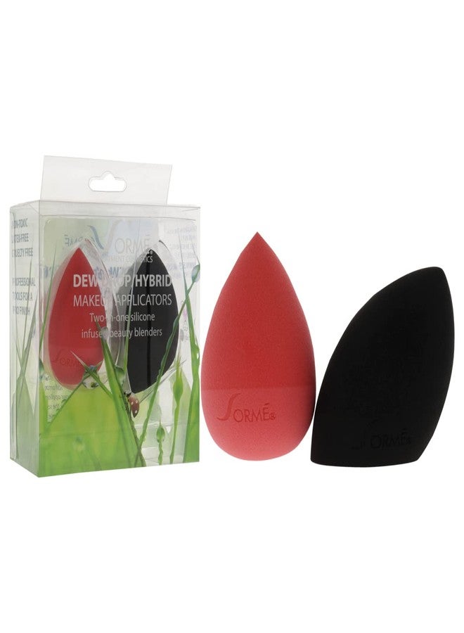 SORMÉ إسفنجات مكياج SORME للأساس | إسفنجة خلط سيليكون متعددة الاستخدامات للاستخدام الجاف والرطب لخلط الأساس السائل، البودرة، الكريم | عبوة من 2 - Image 3