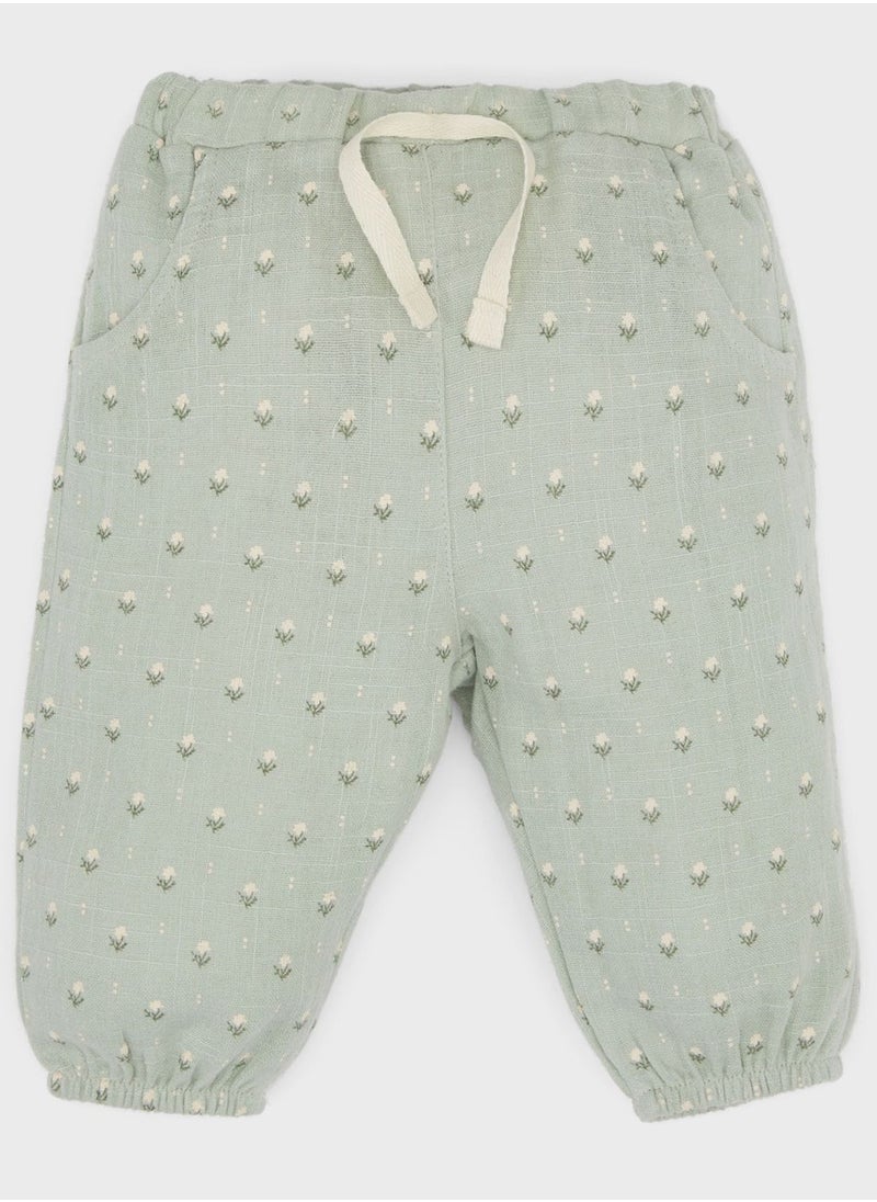 DeFacto - Regular Fit Flower Trousers - Image 1