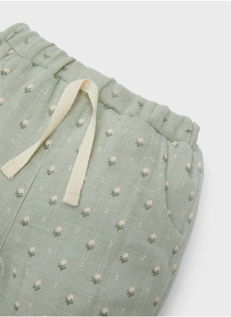 DeFacto - Regular Fit Flower Trousers - Image 1