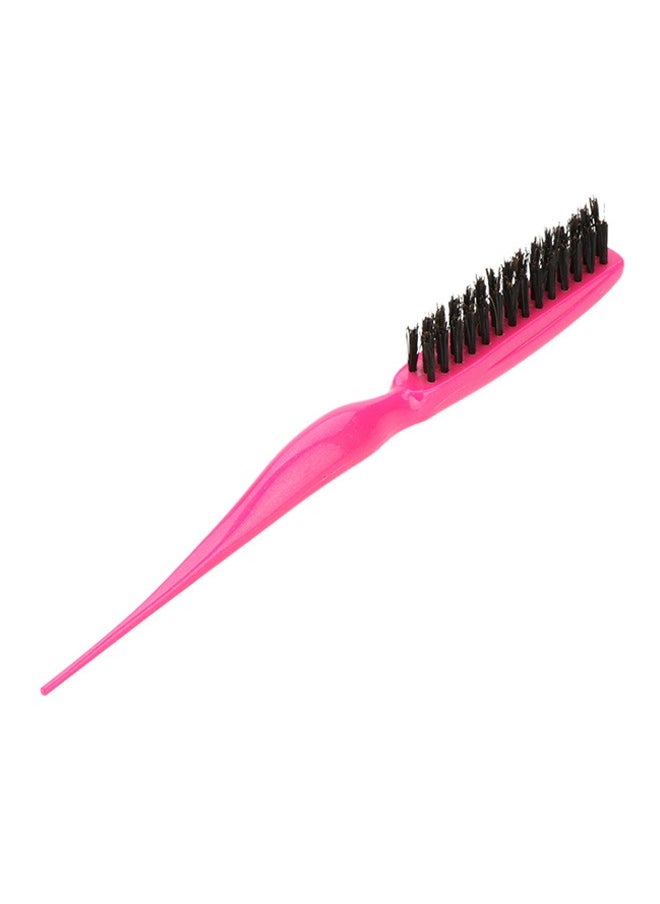 Generic - Professional Plastic Teasing Back Hair Comb Pink/Black - Image 1
