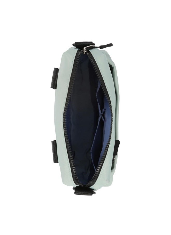 NAUTICA Nylon Bean Crossbody/Belt Bag With Adjustable Shoulder Strap, Dove/Grey  - Image 3