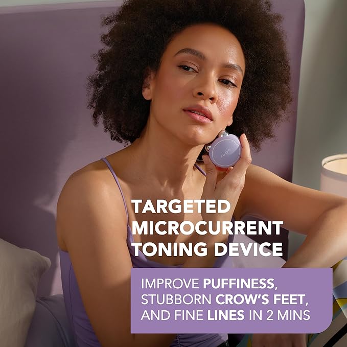 Foreo Bear Mini Targeted Microcurrent Face Lift Device Visible NonInvasive Face Lift Lavender - Image 2