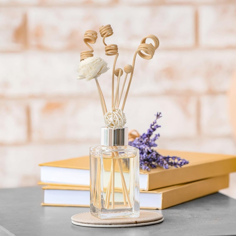 Loopeer 180 Pcs Rattan Reed Fragrance Diffuser Set - Natural Rattan Diffuser Sticks for Aroma - Image 5