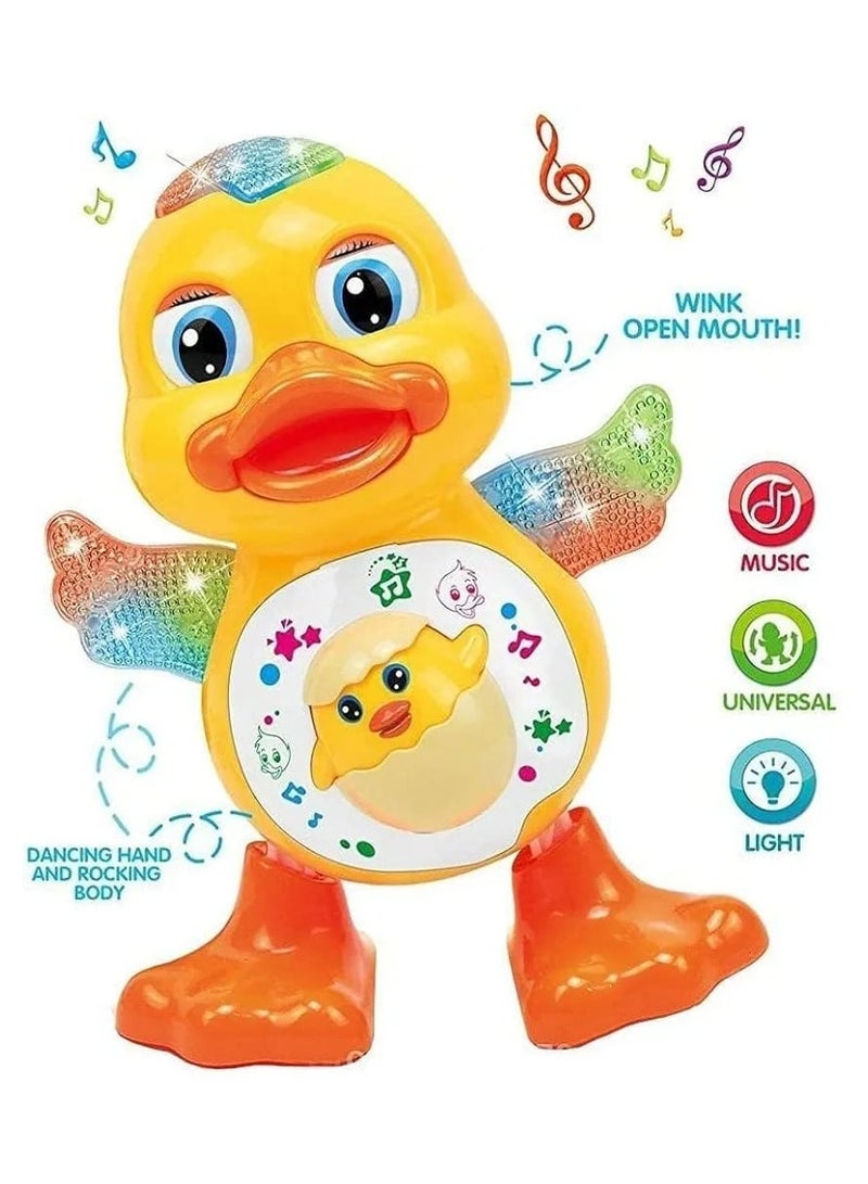 Dancing Duck Toy with Music, Flashing Lights & Movement – Interactive Musical Toy for Kids & Toddlers – Battery Operated, Colorful Light Show, Fun & Educational Gift for Boys & Girls - Image 5