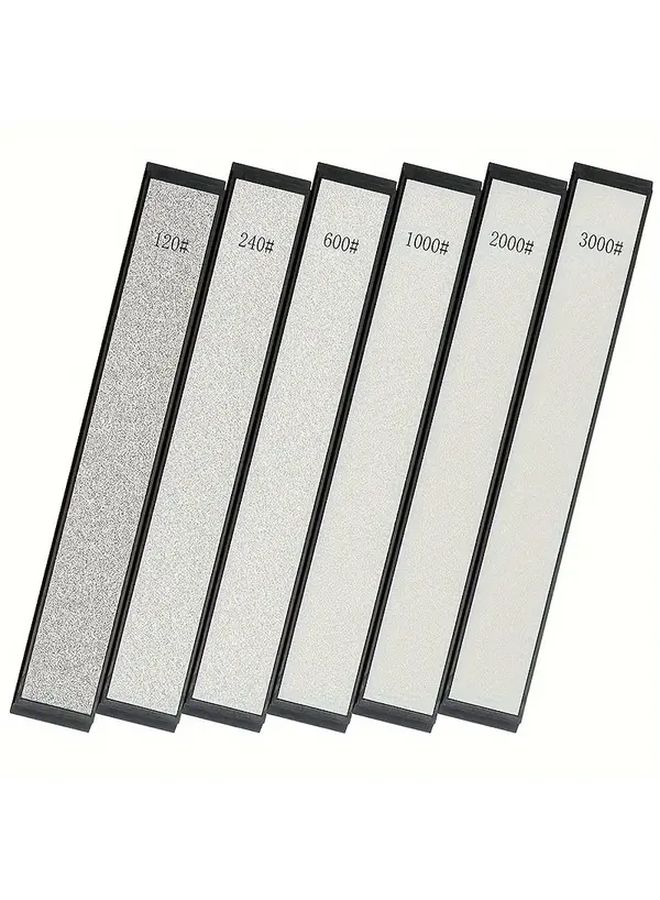 3 Pcs Fixed Angle Diamond Sharpening Stone Set For Knives Kitchen Outdoor - Image 1