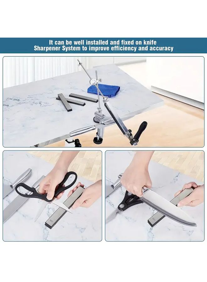 3 Pcs Fixed Angle Diamond Sharpening Stone Set For Knives Kitchen Outdoor - Image 4