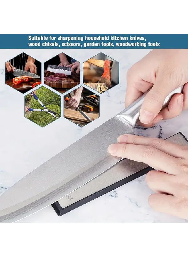 3 Pcs Fixed Angle Diamond Sharpening Stone Set For Knives Kitchen Outdoor - Image 2