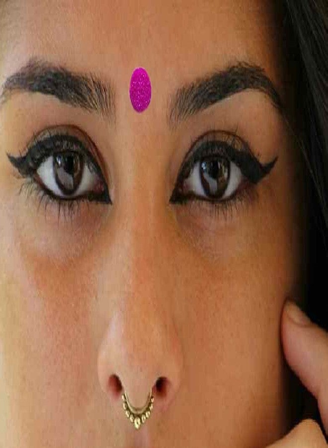 Sunaina Bridal Collection Dark Pink Bindis for Women [SBCDP101] (size-1) (Size 8mm) - Image 4