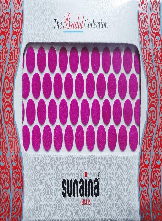 Sunaina Bridal Collection Dark Pink Bindis for Women [SBCDP101] (size-1) (Size 8mm) - Image 2