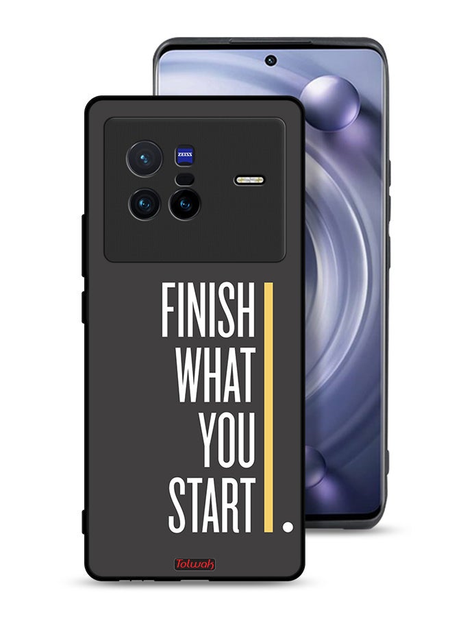 Tolwak Vivo X80 Protective Case Cover Finish What You Start - Image 1