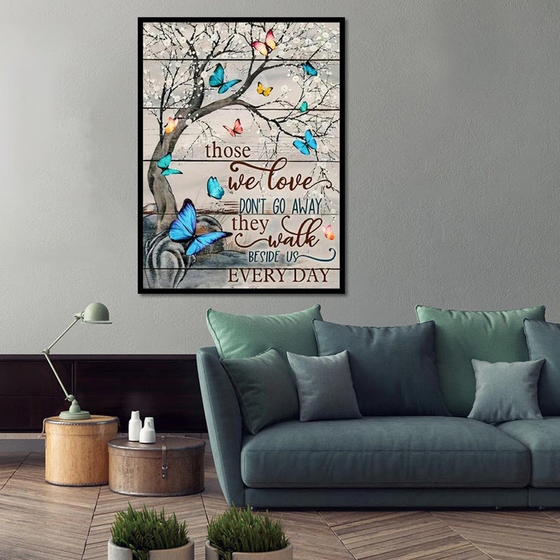 BOHADIY Butterfly Diamond Painting Kits for Adults 5D Diamond Art Kits for Adults Kids Beginner, DIY Full Drill Diamond Dots Paintings with Diamonds Gem Art and Crafts for Adults Home Wall Decor - Image 3