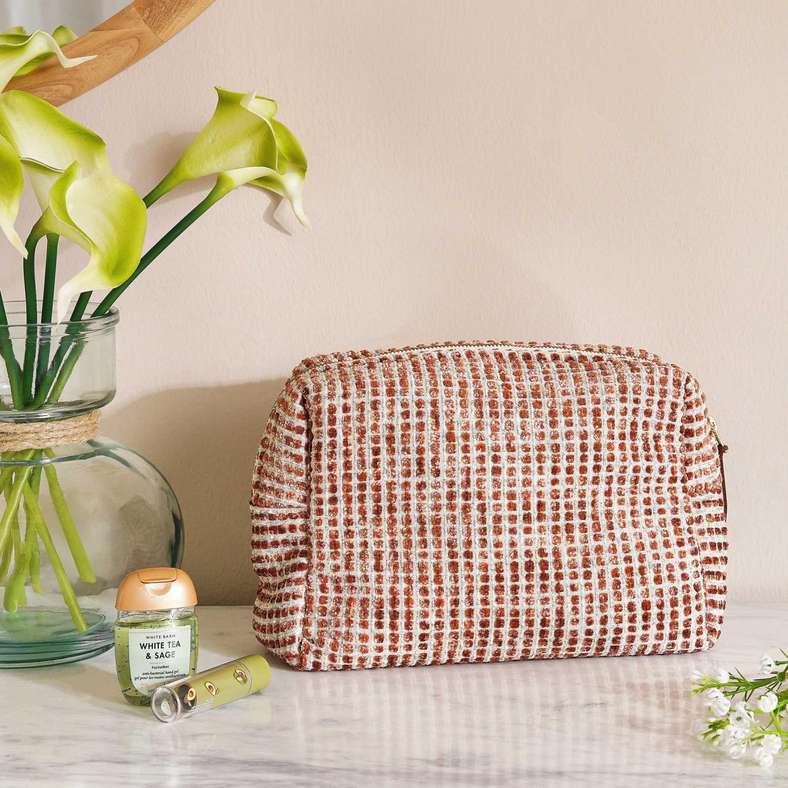 Benton Jq Vanity Bag 19x7x13cm - Rust