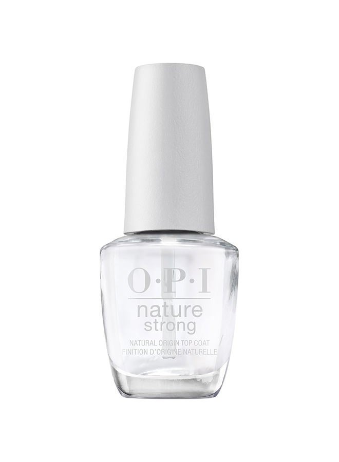 OPI Nature Strong Top Coat | Natural Origin, Vegan Nail Polish Top Coat | Protects Nails & High Gloss Shine - Image 1
