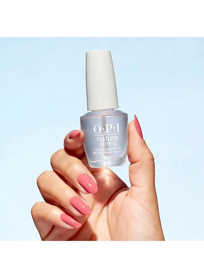OPI Nature Strong Top Coat | Natural Origin, Vegan Nail Polish Top Coat | Protects Nails & High Gloss Shine - Image 4
