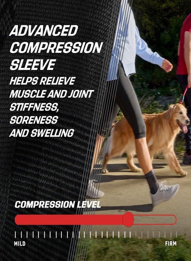 ACE Brand Flex Comfort Compression Ankle Sleeve 208704, S/M - Image 2