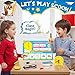 UOMTFAI Pretend Play Teacher Set Kids Pretend Teacher Playset with Whiteboard Learning Clock Magnetic Numbers and Map Puzzles Pretend Play Teaching Toys Learning Education Toys for Kids - Image 4