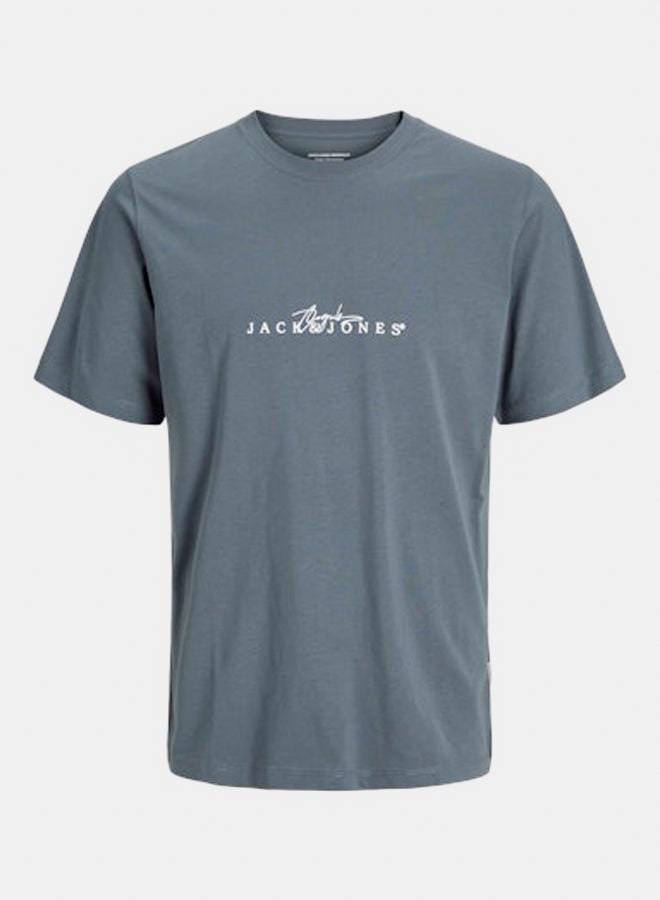JACK & JONES JACK & JONES Mens Varenna Branding Tee Crew Neck  - Image 2