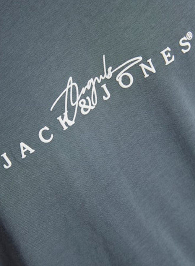 JACK & JONES JACK & JONES Mens Varenna Branding Tee Crew Neck  - Image 1