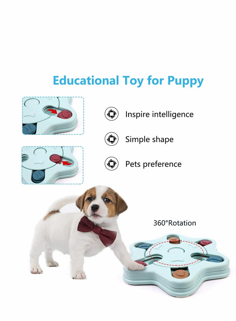 SYOSI Dog Puzzle Toys Puppy, Dog Puzzles, Interactive Game Toy for Dogs Cats, Dog Cat Treats toy Dispenser Training Funny Feeding, ABS Colorful Design Slow Feeder to Aid Pets Digestion - Image 2