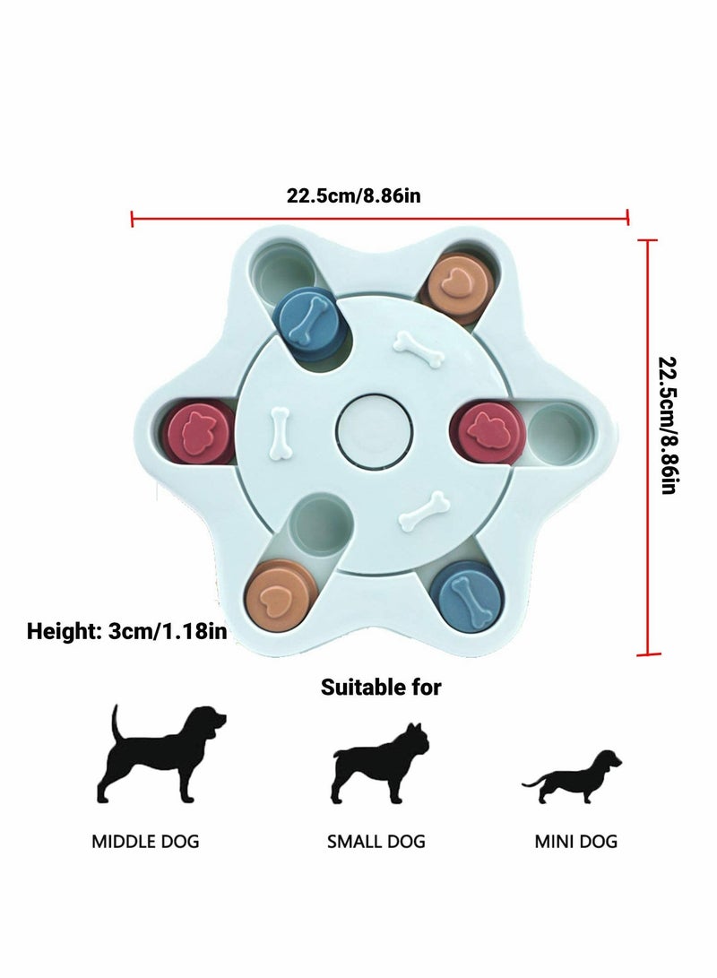 SYOSI Dog Puzzle Toys Puppy, Dog Puzzles, Interactive Game Toy for Dogs Cats, Dog Cat Treats toy Dispenser Training Funny Feeding, ABS Colorful Design Slow Feeder to Aid Pets Digestion - Image 5