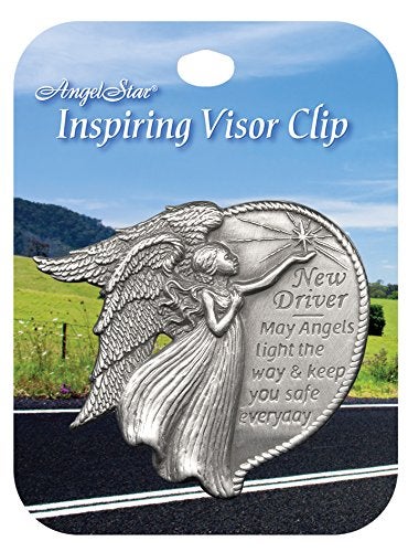 Angelstar 15728 Metal Visor Clip, 2-1/2-Inch, New Driver, Gray - Image 3