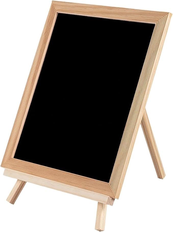 حامل خشبي قابل للتعديل مع سبورة طباشير 20×24 سم للعروض الفنية - Image 1