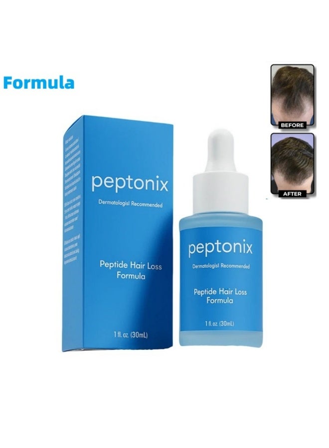 FORMULA Hair Growth Serum for Hair Loss & Thinning | Scalp Massager Treatment w/Salicylic Acid, Menthol, Dexpanthenol | Non-Greasy, Lightweight | Exfoliate Dandruff - Image 1