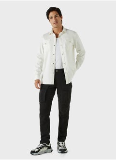 Ecko Unltd. Ecko Solid Shirt with Long Sleeves and Pockets  - Image 4