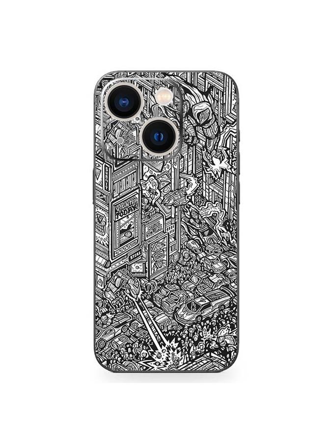 S-TOP Case For iPhone 15 All-inclusive PET Phone Decal Adhesive Sticker - Image 1