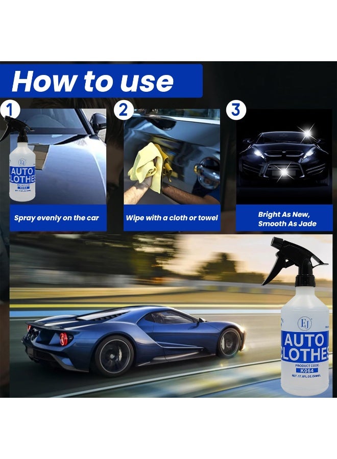 FAJ Auto Clothes K064 Car Scratch Remover & Paint Restorer Spray – 500ml Hydrophobic Coating, Shine Enhancer, Stain & Oxidation Cleaner for All Vehicles - Image 3