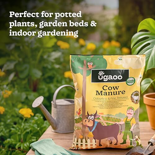 Ugaoo Cow Dung Manure Fertilizers for Plants & Home Gardening - 5 kg - Image 2