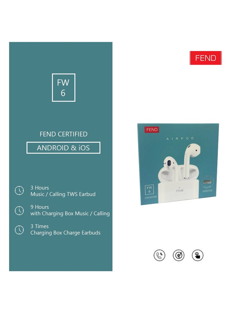 فيند - ساعة Fend F8 Ultra الذكية بشاشة كاملة HD مع حزامين وبلوتوث NFC GPS وسماعات أذن بلوتوث لاسلكية FW6 - Image 1