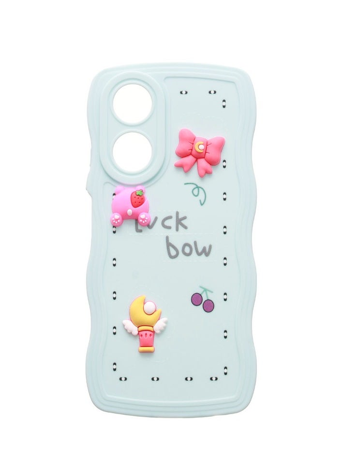 Back Cover Compatible With Phone Oppo A17 - Multi Color 1036